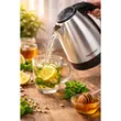 Czajnik ze stali nierdzewnej Hausberg HB-3615, 1500 W, 1,8 L, podstawka obrotowa, system zabezpieczający