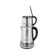 Digitaler Teekocher HAUSBERG HB-3640IN, 1500W, 1,7L Tasse, 1L Wasserkocher, Edelstahlblende mit Digitalanzeige, Thermostat, Inox