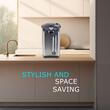 Bouilloire électrique et thermos HAUSBERG HB-3645IN, 900 W, 220-240 V, 5,2 L, maintien au chaud, indicateur de niveau d&#39;eau, protection contre la surchauffe, thermos, acier inoxydable