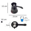 Hausberg HB-3810NG Wasserkocher, Leistung 600W, Fassungsvermögen 500 ml, Schwarz