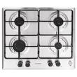 Hausberg HB-8051IN Einbaubackofen-Paket, Elektro, 76 l, 4 Funktionen, Klasse A + Hausberg HB-555 Einbaukochfeld, 4 Brenner, Gas, Edelstahl + Hausberg HB-1225 Traditionelle Dunstabzugshaube, 420 m3/h, 2 Motoren, 60 cm, Weiß