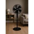 HAUSBERG HB-5860NG Standventilator, 55W, 3 Geschwindigkeiten, Durchmesser 46 cm, Timer, schwarz