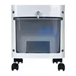 Ventilateur humidificateur et refroidisseur d&#39;air HAUSBERG HB-5955, 3 vitesses, télécommande, minuterie 12 heures, réservoir d&#39;eau 4 l, portable, blanc