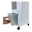 Ventilateur humidificateur et refroidisseur d&#39;air HAUSBERG HB-5955, 3 vitesses, télécommande, minuterie 12 heures, réservoir d&#39;eau 4 l, portable, blanc