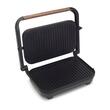 Sandwich-maker Grill HAUSBERG HB-632, 1100-1300 W, Panini, Non-stick plates, Cold handle, Black