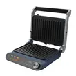 Sandwichmaker 2 in 1 HAUSBERG HB-635, Leistung 2200 W, Sandwich- und Grillplatten, Antihaftbeschichtet, Digitaler Touchscreen, 7 verschiedene Kochprogramme, Farbe Blau/Grau