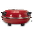 HAUSBERG HB-675RS XL Pizzaofen mit Steinbackfläche, Temperaturregler bis 405° C, Rot
