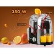 Hausberg HB7500NG Fruchtentsafter, 2 Geschwindigkeiten, Edelstahlklingen, 400 ml, 350 W, Schwarz