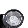 Hausberg HB-7645 Obst- und Gemüseentsafter, 600 W, 2 Geschwindigkeiten + Turbo, 1 l Fruchtfleischbehälter, 550 ml Saftbehälter, Stopferzubehör, Schwarz + Silber