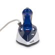 Fer à repasser mini Hausberg HB-7810BL, 1 000 W, de voyage, 75 ml, céramique, autonettoyant, blanc-bleu