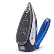 Fer à repasser mini Hausberg HB-7810BL, 1 000 W, de voyage, 75 ml, céramique, autonettoyant, blanc-bleu