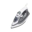 Fer à repasser Hausberg HB-7850GR, 1300 W, semelle en acier avec revêtement céramique, réservoir d&#39;eau de 150 ml, gris-blanc