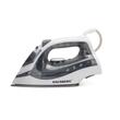 Fer à repasser Hausberg HB-7850GR, 1300 W, semelle en acier avec revêtement céramique, réservoir d&#39;eau de 150 ml, gris-blanc