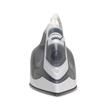 Fer à repasser Hausberg HB-7850GR, 1300 W, semelle en acier avec revêtement céramique, réservoir d&#39;eau de 150 ml, gris-blanc