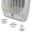 Nagrzewnica powietrza Hausberg HB-8501AB, 2000 W, 2 poziomy mocy, regulowany termostat, biały