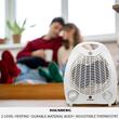 Nagrzewnica powietrza Hausberg HB-8501AB, 2000 W, 2 poziomy mocy, regulowany termostat, biały