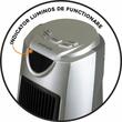 Hausberg HB-8503 Turm-Heizlüfter, 2000W, 2 Leistungsstufen, digitaler Timer, silber