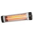Electric infrared radiator Hausberg HB-8551AL, 2500W, 1 quartz tube, adjustable control with mechanical thermostat, IP34 protection, Aluminum