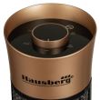 Hausberg HB-8750AU carbon fiber electric radiator, 900 W, 2 power levels, outdoor/indoor, Gold