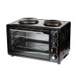 Cuptor electric cu plita Hausberg HB-8010, 35L, Timer, Termostat