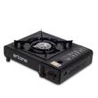 Ertone ERT-MN231NG Tragbarer Campingkocher, Für Sprühflaschen, 2,2 kW, Piezozündung, Schwarz