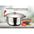 Edelstahltopf mit Metalldeckel Ertone MN-538, 28 cm, 7,5 Liter