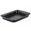 Rechteckiges Backblech, Ertone ERT-MN 561B, antihaftbeschichtet, 31x20,5x4 cm, Schwarz