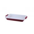 Plateau à gâteau Ertone MN 755, forme rectangulaire en céramique, dimensions 40,5 x 27 cm