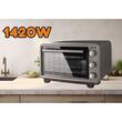 Ertone MN9060GR Elektroofen, 36 l, 1420 W, höhenverstellbar, Grau