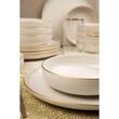 Kutahya Porselen Moderna Matte 16-piece dinner set for 4 people in Cream Porcelain