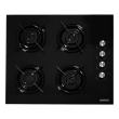 Pachet Incorporabil Hausberg Cuptor electric HB-8051NG, Clasa A, 76L, 2000W, Negru, Plita HB-563NG, 4 arzatoare, Gaz, Sticla, Hota telescopica HB-1285NG, Putere de absorbtie 420 m3/h, 2 motoare, Chiuveta bucatarie Hausberg HB-9501NG, compozit granit