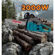 Professionelle Benzin-Kettensäge TATTA TD 5200 BL, 2,95 PS, 9000 U/min