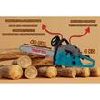 Professionelle Benzin-Kettensäge TATTA TD 5200 BL, 2,95 PS, 9000 U/min