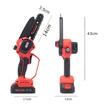 TATTA TD-5300 Mini-Kettensäge, 6 Zoll, 21 V batteriebetriebene Elektrosäge, tragbar, Holzsägen, kompakt