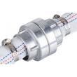 Tuyau de refoulement TATTA TT-C2015, diamètre 1&quot;, rouleau de 20 m avec raccords métalliques, intérieur et extérieur recouverts de PVC