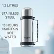 Thermos Hausberg HB-H1455, capacité 1200 ml, acier inoxydable