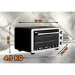 Hausberg HB-8000P Elektroofen, Fassungsvermögen 48 Liter, Leistung 1800 W, Höchsttemperatur 230 Grad, Timer mit akustischem Alarm