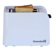 Toaster Hausberg HB-195NG, 750 W, 2 slices, defrost function, reheat function, 6 power levels, black/white