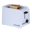 Toaster Hausberg HB-195NG, 750 W, 2 slices, defrost function, reheat function, 6 power levels, black/white