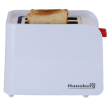 Toaster Hausberg HB-195RS, 750 W, 2 slices, defrost function, reheat function, 6 power levels, White/Red