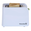 Toaster Hausberg HB-195VR, 750 W, 2 slices, defrost function, reheat function, 6 power levels, White/Green