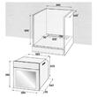 Hausberg HB-8051IN Einbaubackofen-Paket, Elektro, 76 l, 4 Funktionen, Klasse A + Hausberg HB-555 Einbaukochfeld, 4 Brenner, Gas, Edelstahl + Hausberg HB-1260 Dekorative Einbauhaube, 400 m3/h, 1 Motor, 60 cm, Edelstahl