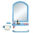 BLAUER BADEZIMMERSPIEGEL MN-6028