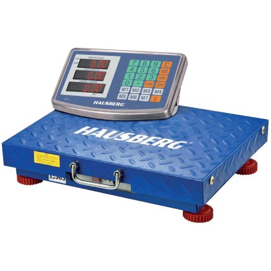 Hausberg HB-6067 kabellose elektronische Waage mit 150 kg Plattform, Doppelbildschirm