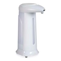 Automatischer Seifenspender mit Sensor, 340 ml, robuster Kunststoff, 4 AAA-Batterien, 1,5 V enthalten, Weiß