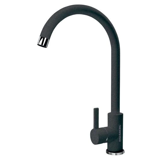 HAUSBERG HB-F5000 Küchenarmatur, Einhebel, matt, Schwarz