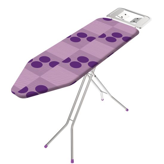 EKOLIFE MN105M Bügelbrett, elektrostatische Farbe, Bezug aus Baumwolle und Polyester, 62 x 87 x 105 cm