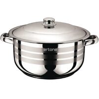 Edelstahltopf mit Metalldeckel Ertone MN-538, 28 cm, 7,5 Liter