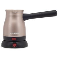 Hausberg HB-3815RG Wasserkocher, Leistung 800W, Fassungsvermögen 500 ml, Edelstahl-Gold