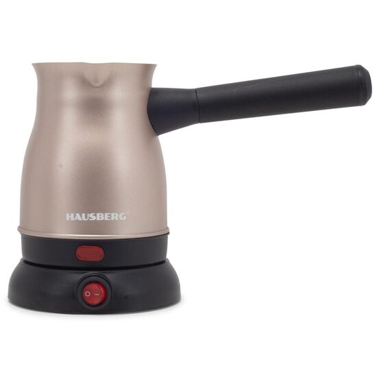 Hausberg HB-3815RG Wasserkocher, Leistung 800W, Fassungsvermögen 500 ml, Edelstahl-Gold